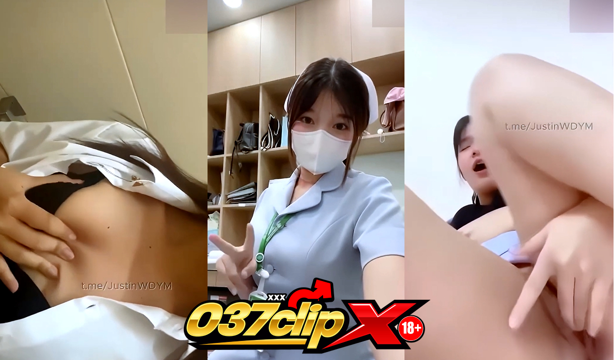 คลิปหลุดทางบ้าน คลิปหลุดพยาบาล พยาบาลจบใหม่โชว์หีถ่ายหีให้แฟนดู หีกลีบหีอย่างสวย